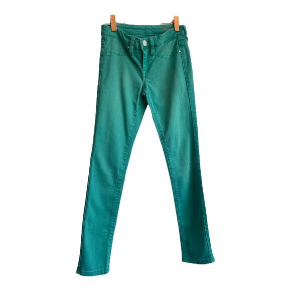 BLANKNYC Kids Girls‎ Skinny Jeans Size 10 Green - Picture 1 of 5
